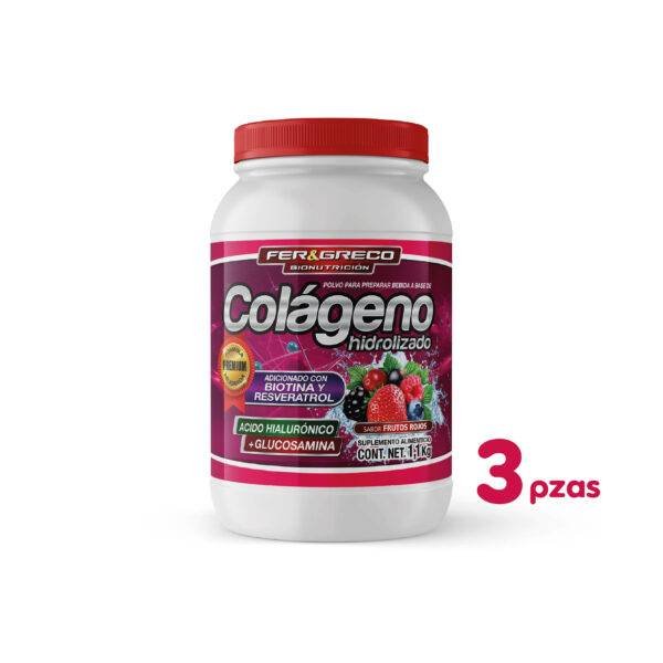 Colágeno Hidrolizado Sabores Surtidos Premium (3 botes)