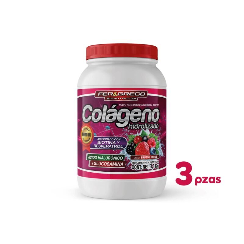 Colágeno Hidrolizado Sabores Surtidos Premium (3 botes)