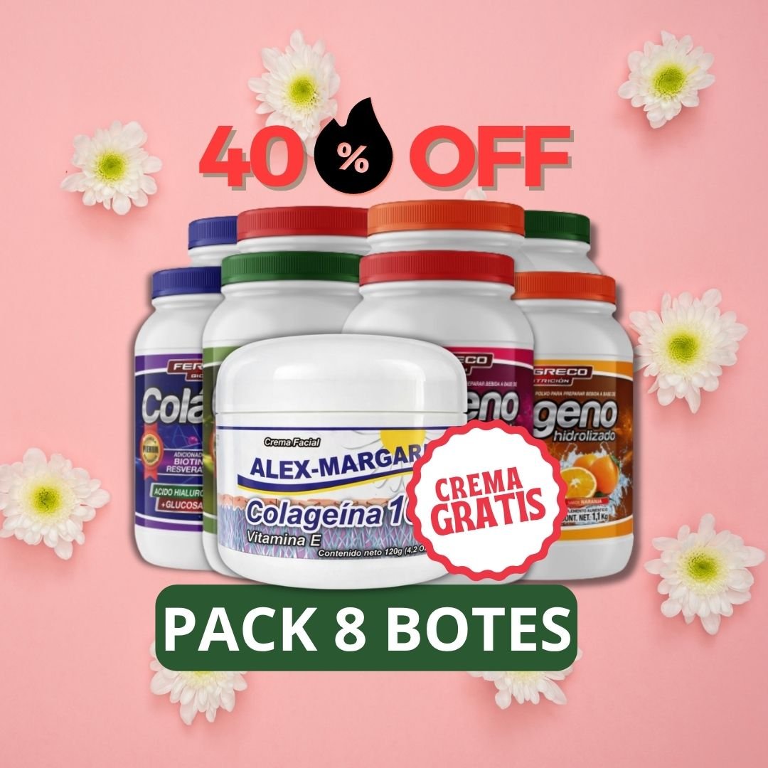 Banner abril 2026 paq 8 v2 Paquete de 8 Colágenos Hidrolizados Premium para el cuidado diario - Imagen 1