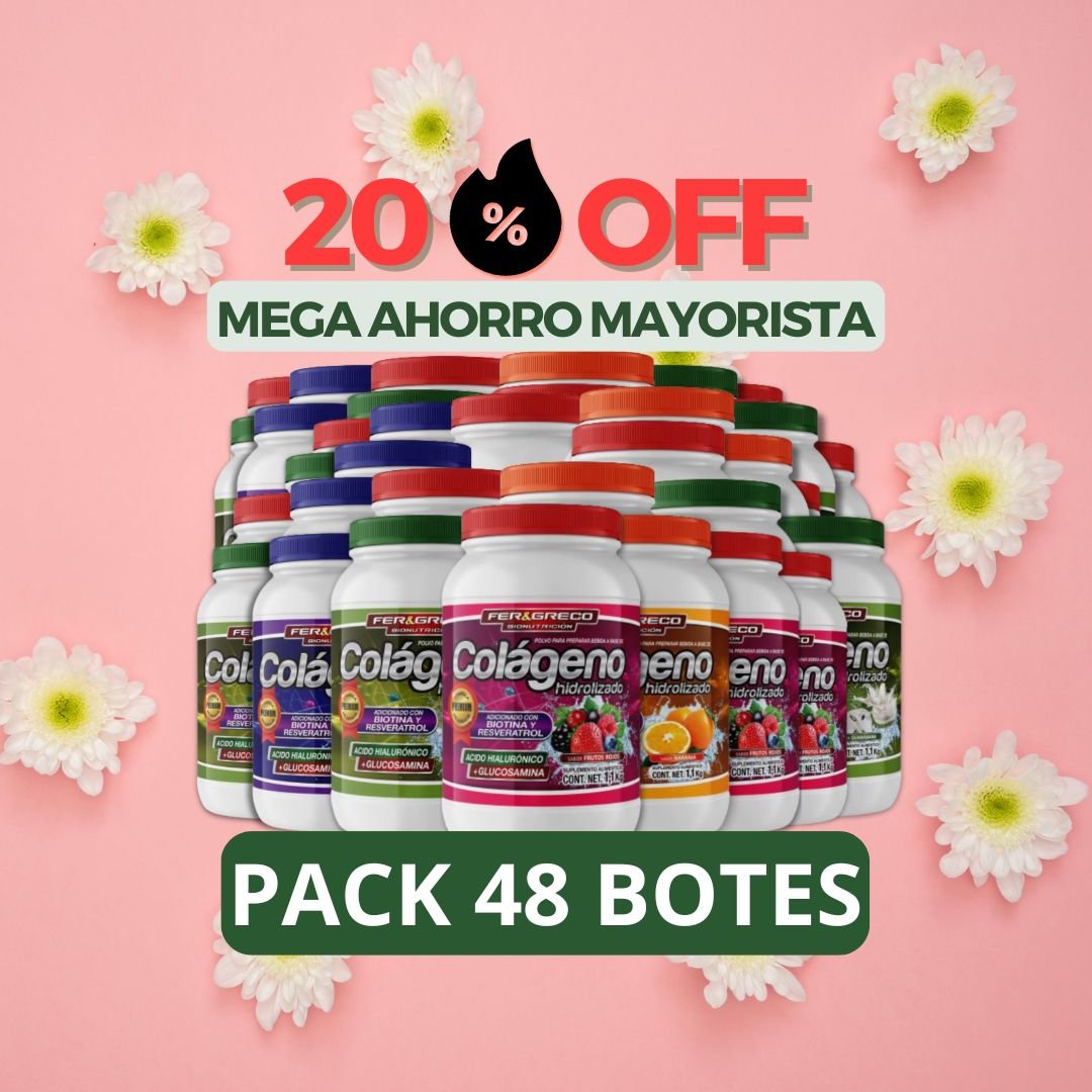 Banner diciembre 25 - Paq 48 Paquete de 48 Colágenos Hidrolizados Premium – Mega ahorro mayorista - Imagen 1