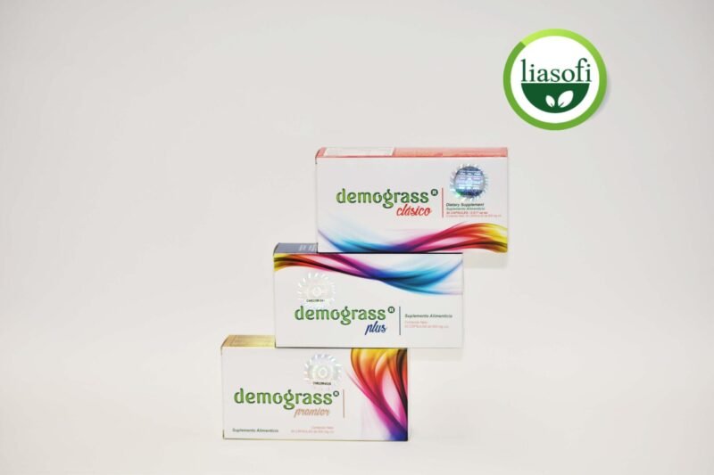 Demograss clásico, plus y premier c/ 30 caps c/u (Paquete de 3 pzas)
