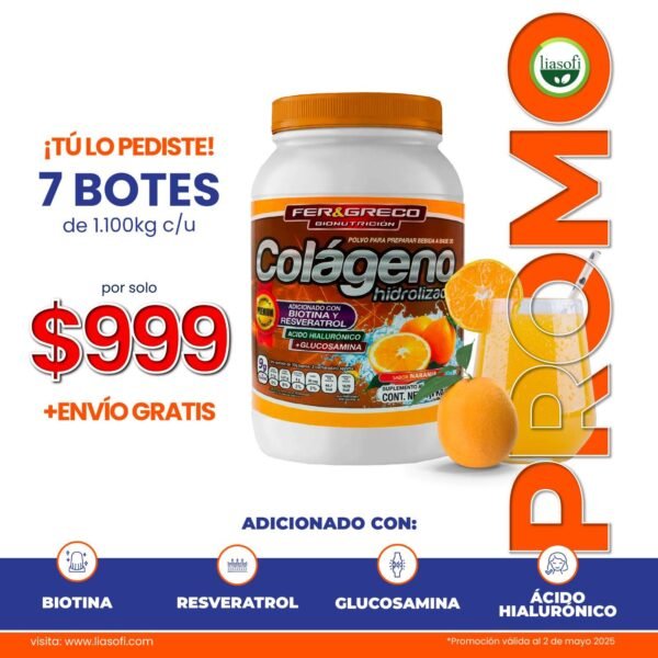 Colágeno Hidrolizado Sabores Surtidos Premium (7 Pack) - Imagen 1